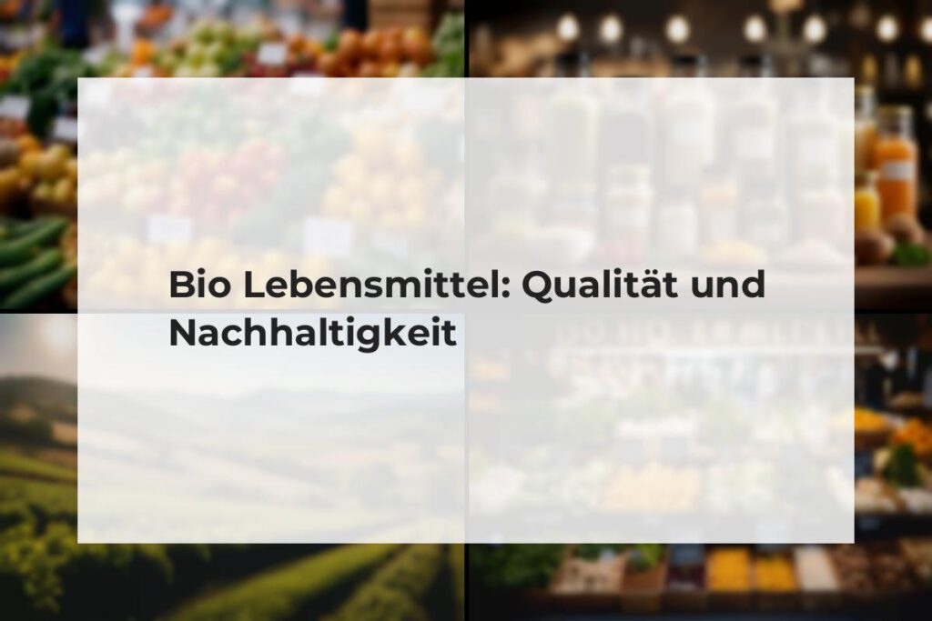 bio lebensmittel