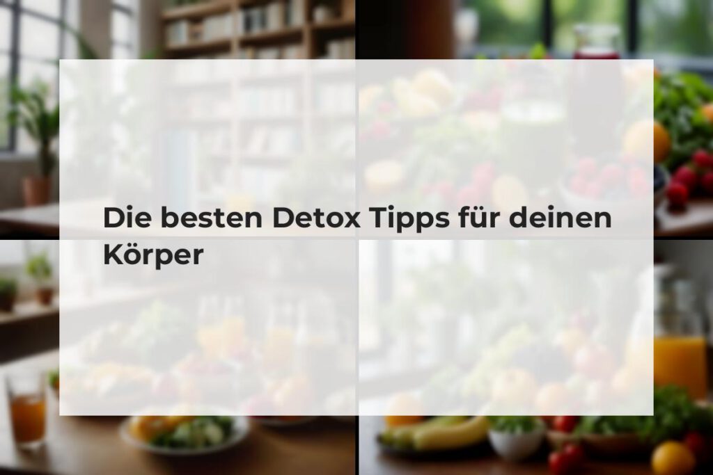 Detox Tipps