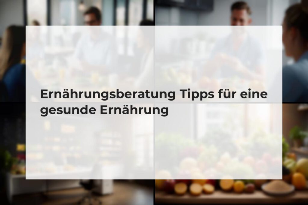 Ernährungsberatung