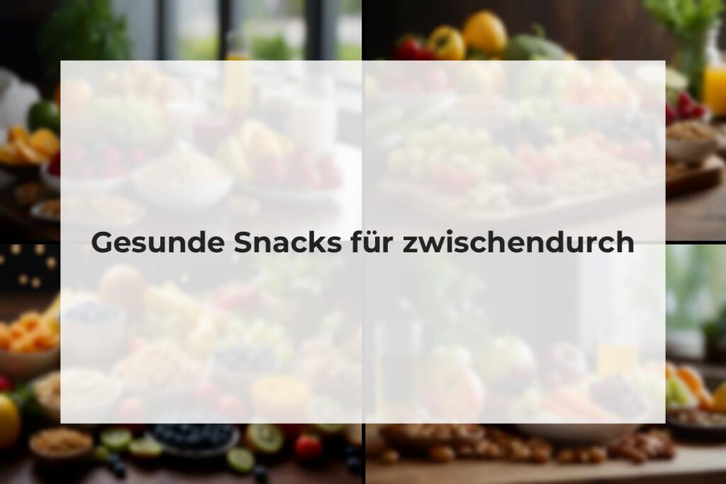 gesunde snacks