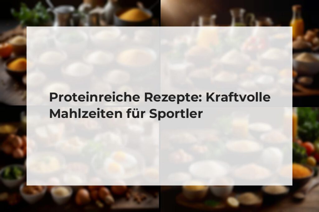 proteinreiche Rezepte