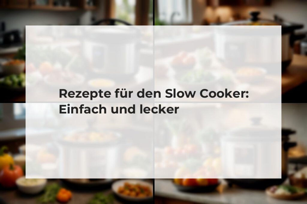 slow cooker rezepte