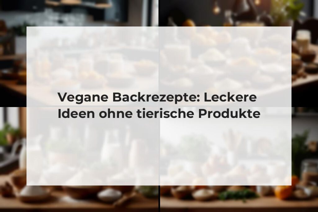 vegane Backrezepte